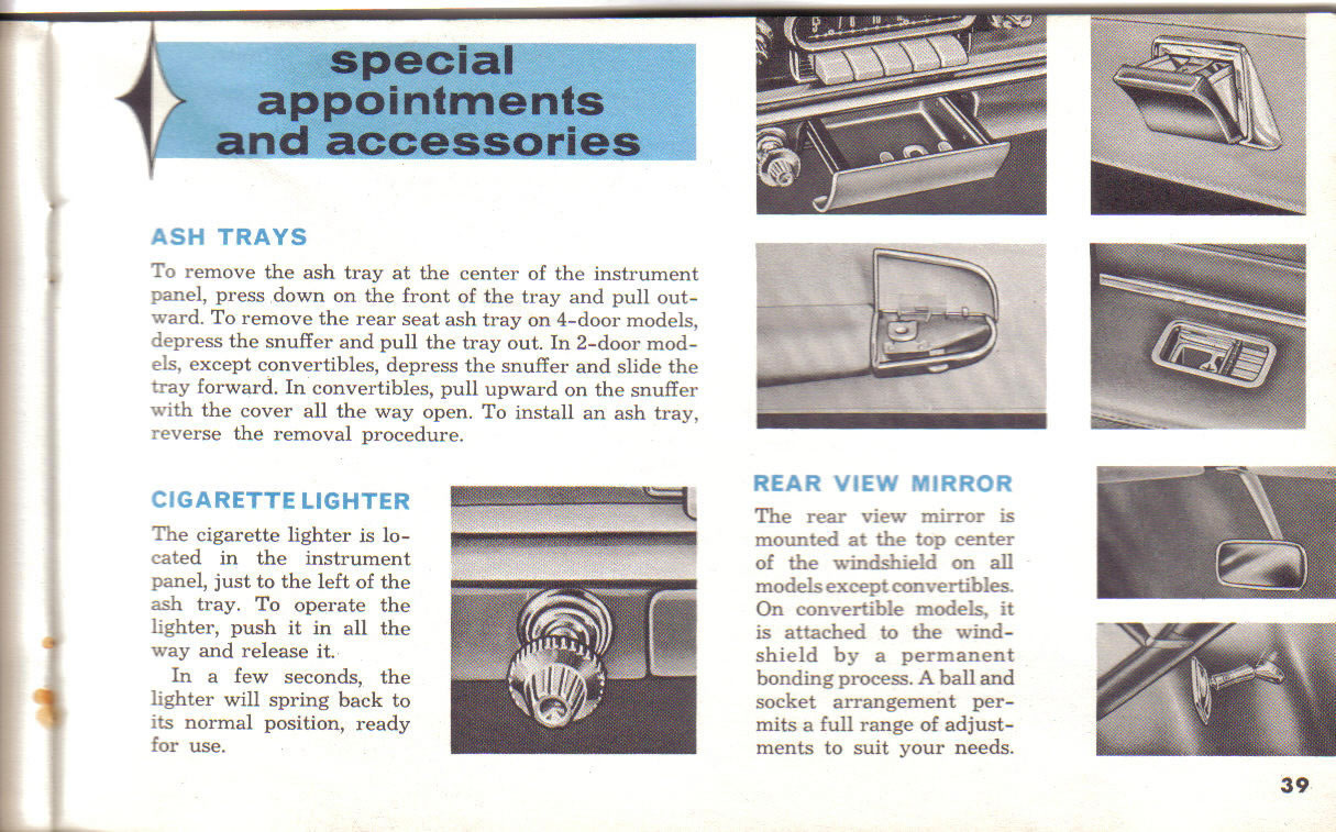 1963 Mercury Comet Owners Manual Page 45